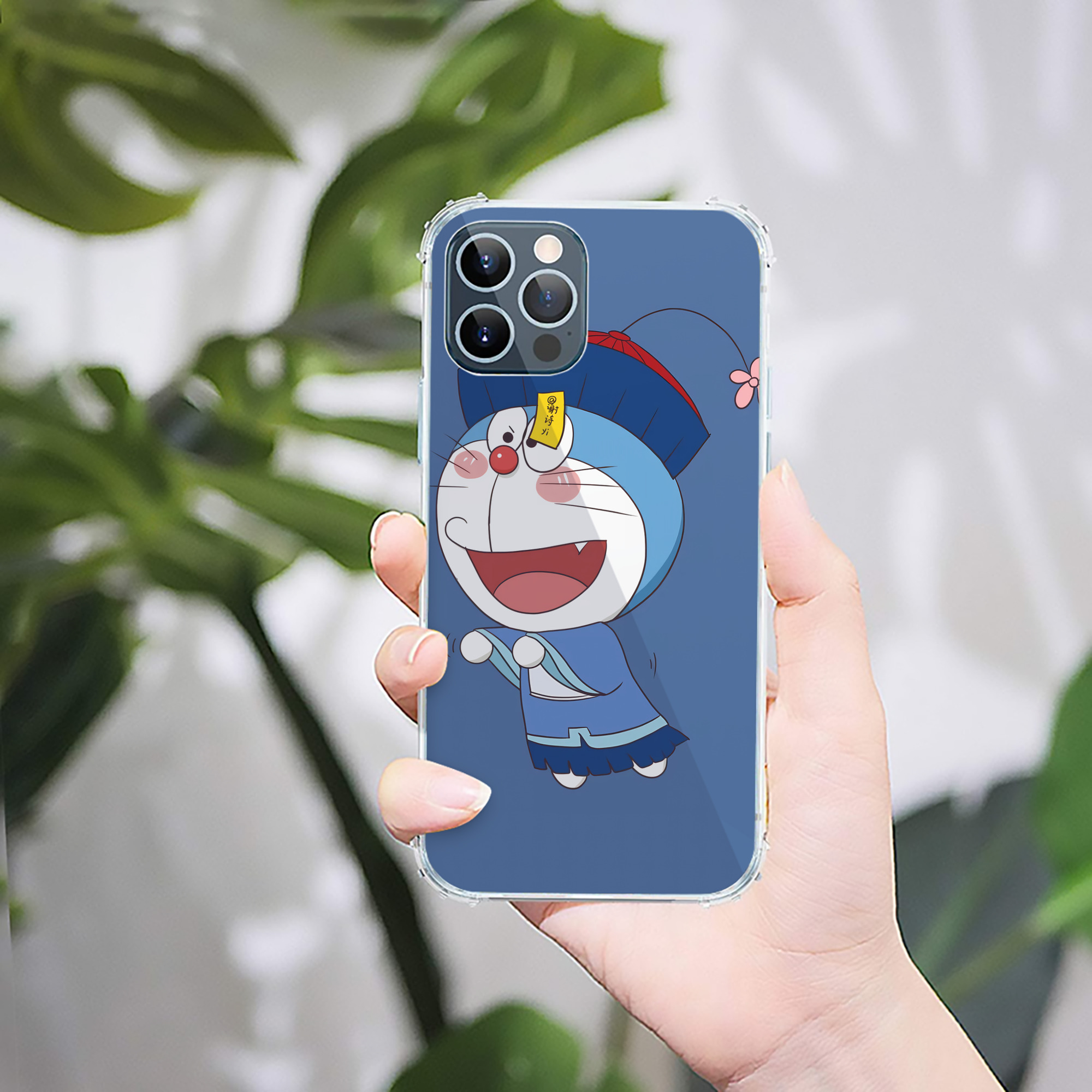 （画像用） ドラえもん Doraemon 【iPhone 12シリーズ対応】透明スマホケース（クリアソフトケース）
